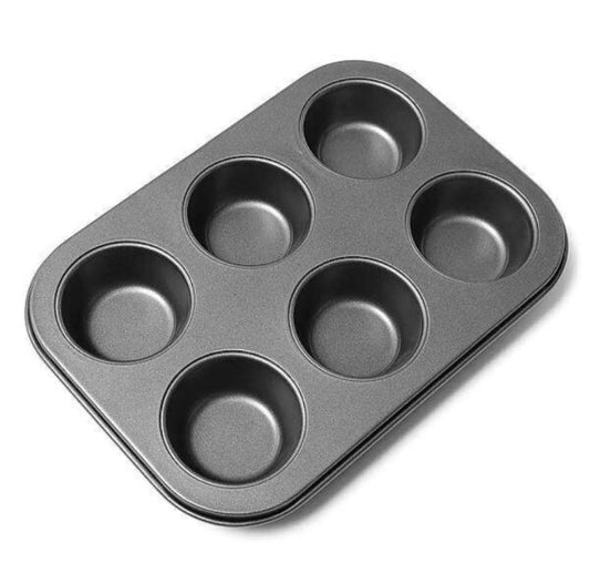 Non-Stick Cup Cake Muffin Mold Baking Tray Pan (6 Cups)