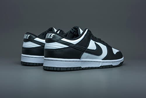 Nike Dunk Low Retro Mens Basketball Shoes, White Black White Promo