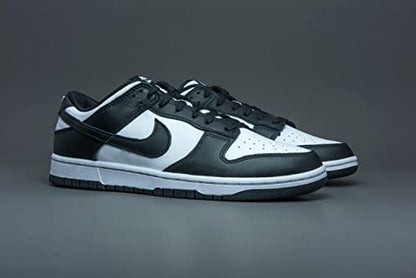 Nike Dunk Low Retro Mens Basketball Shoes, White Black White Promo