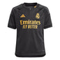 adidas Real Madrid CF 3rd Jersey Youth 2023/24 (US, Alpha, X-Small, Regular, Black)