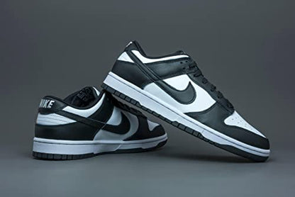 Nike Dunk Low Retro Mens Basketball Shoes, White Black White Promo