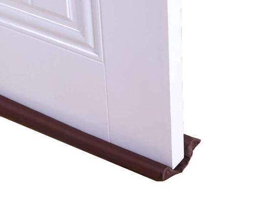 Double Sided Door Draft Excluder 85 Long Foam Door Bottom Seal, Draught Kitchen Insulator Strip Air Stopper Door Sweep, Draft Blocker for Door Window 2 Pack