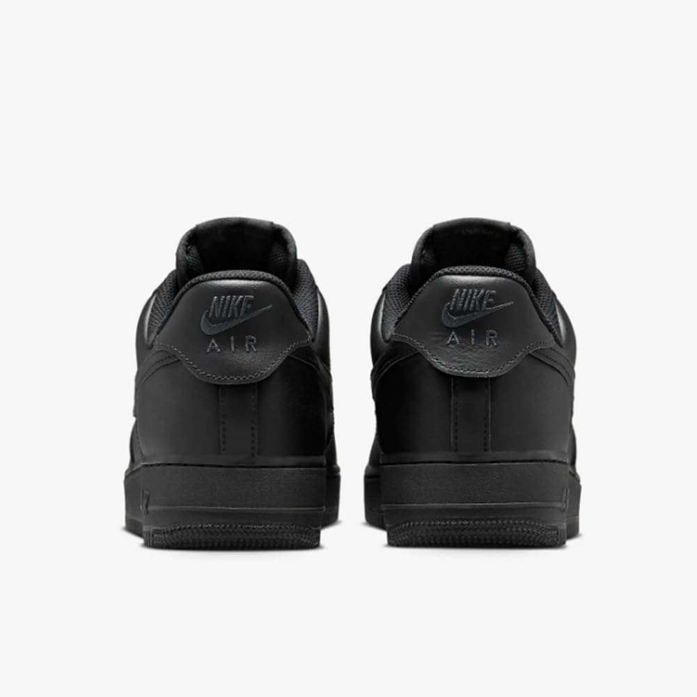 Nike Air Force 1 '07 EasyOn Shoes (FD1146-001,Black/Black-Black) Size 6