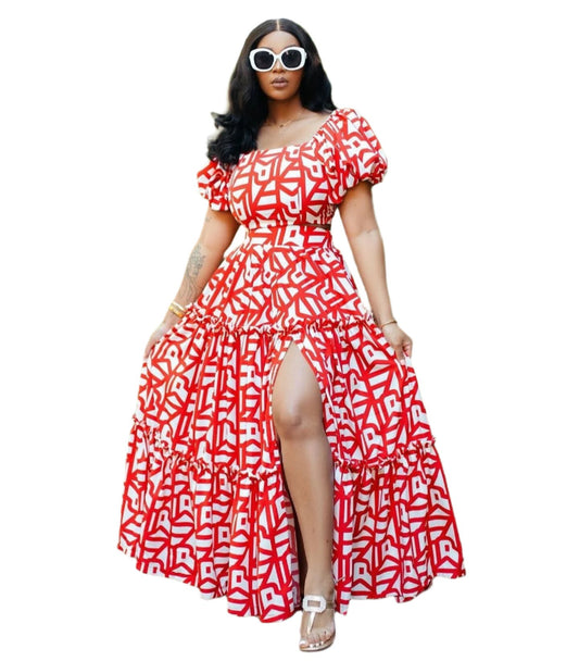 Summer Wrap Maxi Dress for Women, Women's Casual Boho Floral V Neck Short Sleeve Printed Flowy Sexy Beach Long Dresses New Arrivals