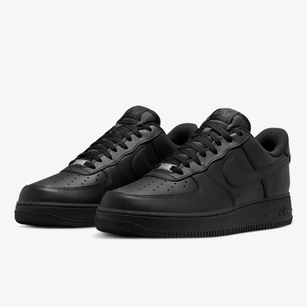 Nike Air Force 1 '07 EasyOn Shoes (FD1146-001,Black/Black-Black) Size 6