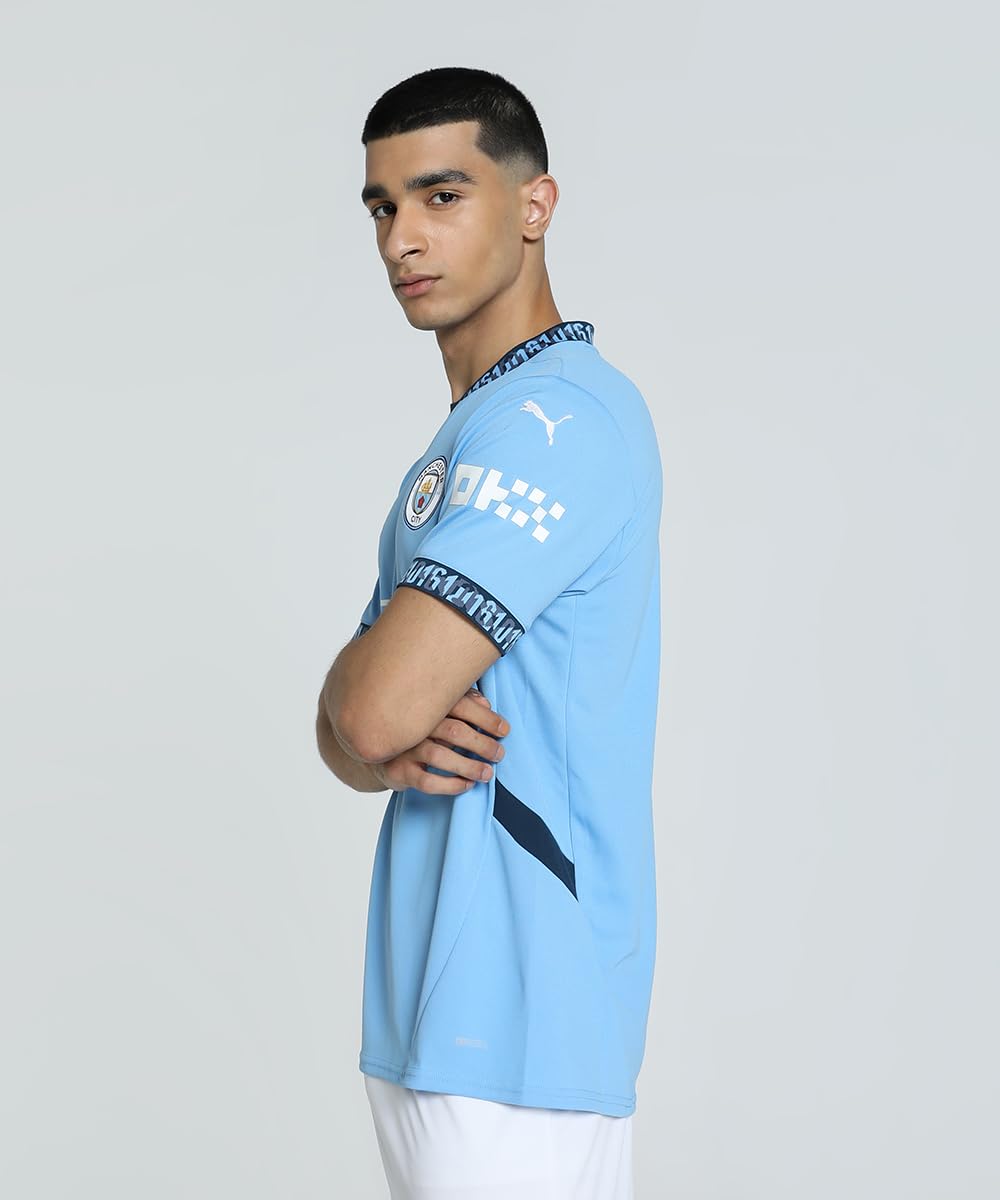 PUMA Manchester City Home Shirt 2024/25 Season - Replica - Men - Team Light Blue - Size: M