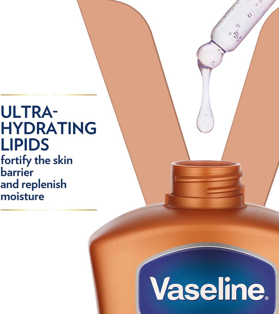 Vaseline® Body Lotion intensive care cocoa radiant made with 100% pure cocoa butter for a natural glow 200ML Beauty