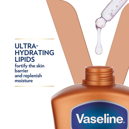 Vaseline® Body Lotion intensive care cocoa radiant made with 100% pure cocoa butter for a natural glow 200ML Beauty