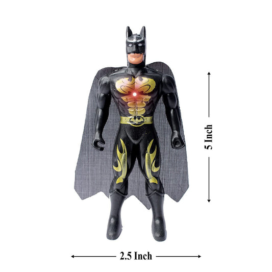 LEYSIN Superhero Toy with Led Light On Chest Action Figurine Toy for Kids Boys Pack of 1