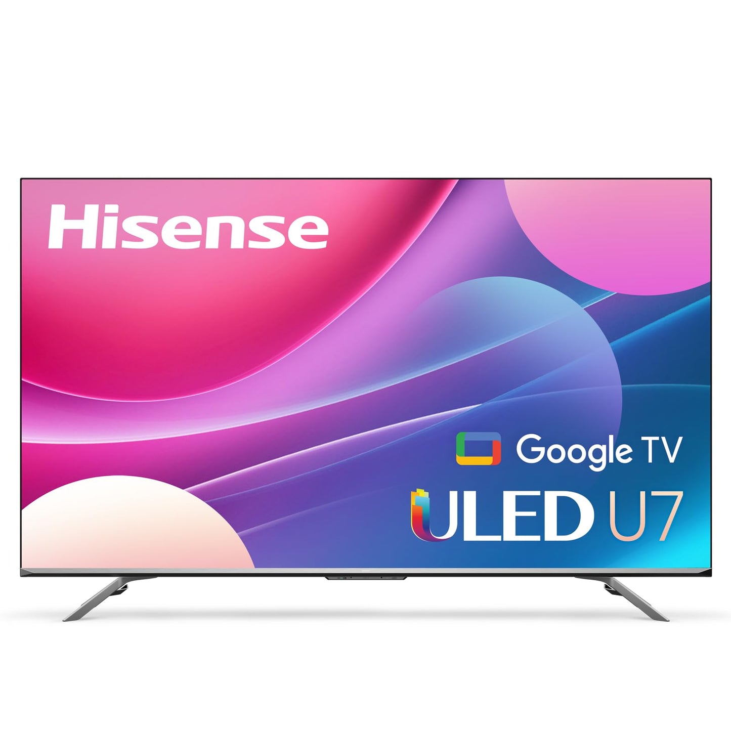 Hisense ULED Premium U7H QLED Series 75-inch Class Quantum Dot Google 4K Smart TV (75U7H, 2022 Model), Black