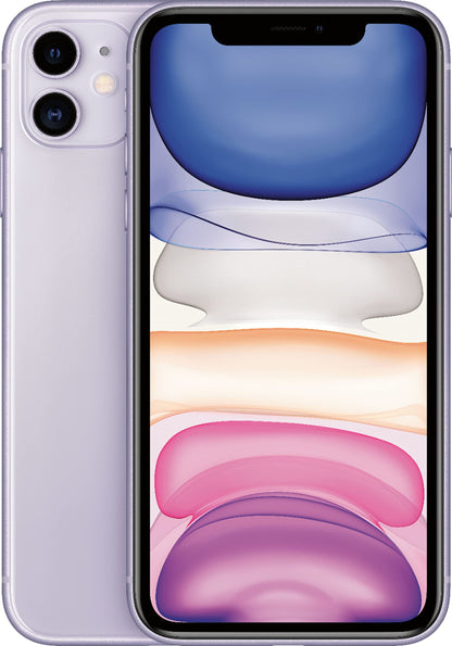 Apple iPhone 11, 128GB, Purple - Unlocked (Renewed Premium)