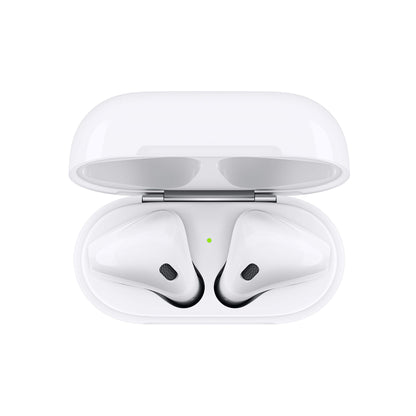 Apple AirPods (2nd Generation) Wireless Ear Buds, Bluetooth Headphones with Lightning Charging Case Included, Over 24 Hours of Battery Life, Effortless Setup for iPhone