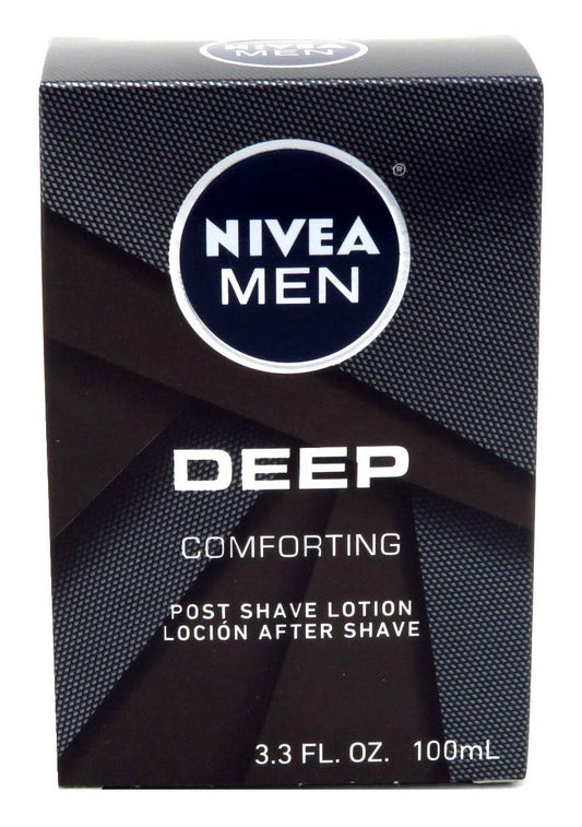 Nivea Men Deep Comforting Post Shave Lotion 3.3 Ounce (100ml) (3 Pack) Beauty