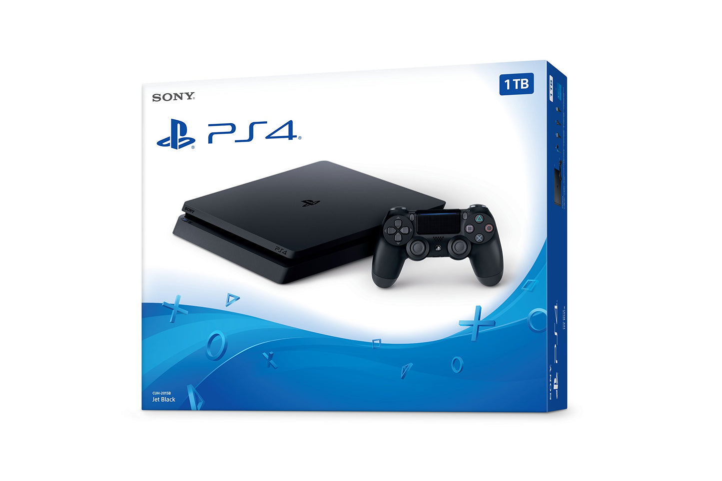 PlayStation 4 Slim 1TB Console - Black (Renewed) Gaming