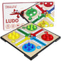 KIDAMI Ludo Magnetic Board Game Set, Children’s Family Ludo Learning Game for Kids and Adults（11.2X11.2 in Toy