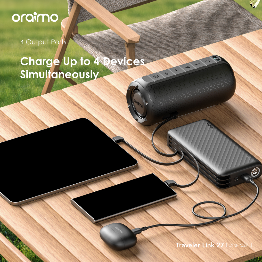 Oraimo Traveler Link 27 27000mAh 12W Power Bank Christmas