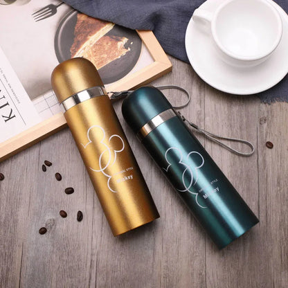 Bullet Vacuum Cup Insulated Double Wall 304 Stainless Steel Mugs Office thermos Home Straight Cup Business water bottles