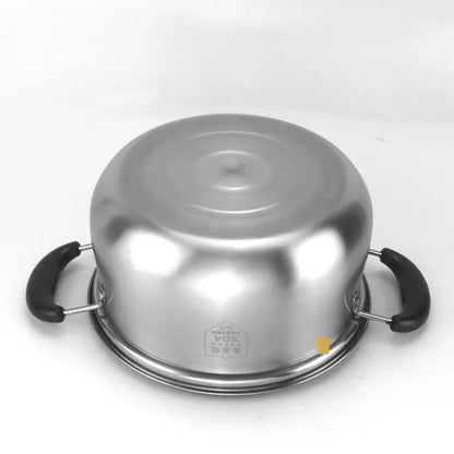 Kitchenware Cookware Multi-Purpose Cooker Stainless Steel Pot with Double Handle Soup Pot Stew Pot Steam Pot Set Milk Pot