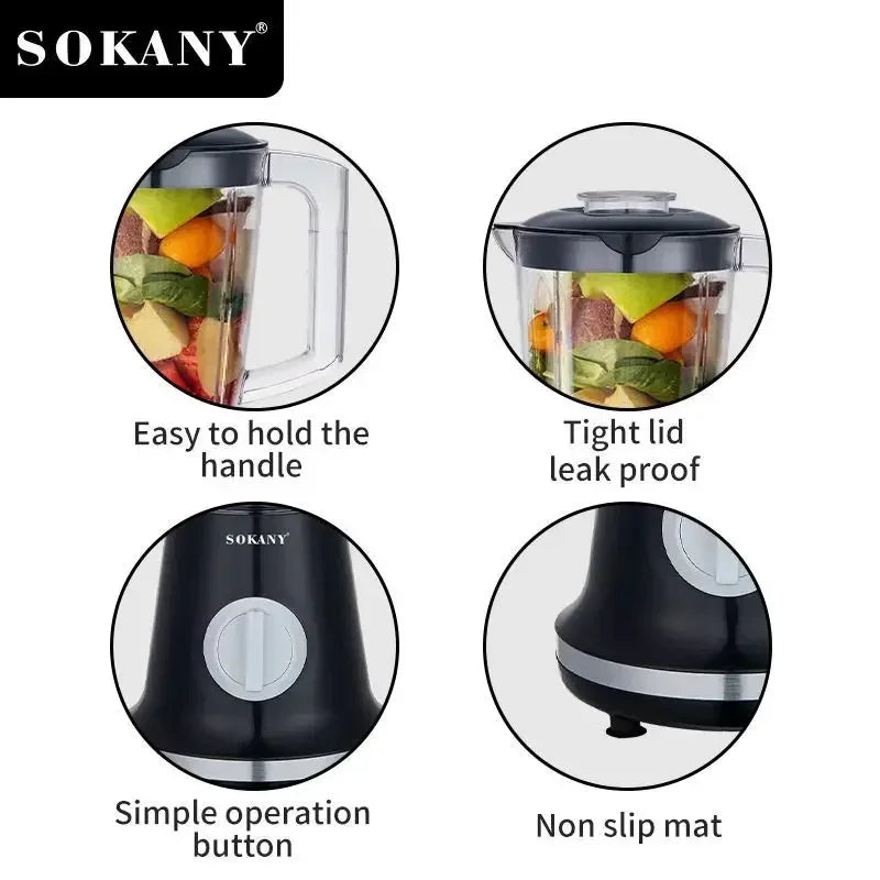 Ice Smoothies Blender Food Processors Function Blender and Coffee Grinder home