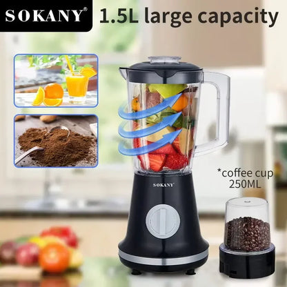 Ice Smoothies Blender Food Processors Function Blender and Coffee Grinder home