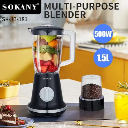 Ice Smoothies Blender Food Processors Function Blender and Coffee Grinder home