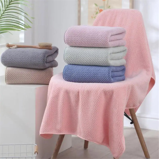 2024 Thickened Bath Towels For The Body Microfiber Towel Shower Robe For Spa Beath Home home